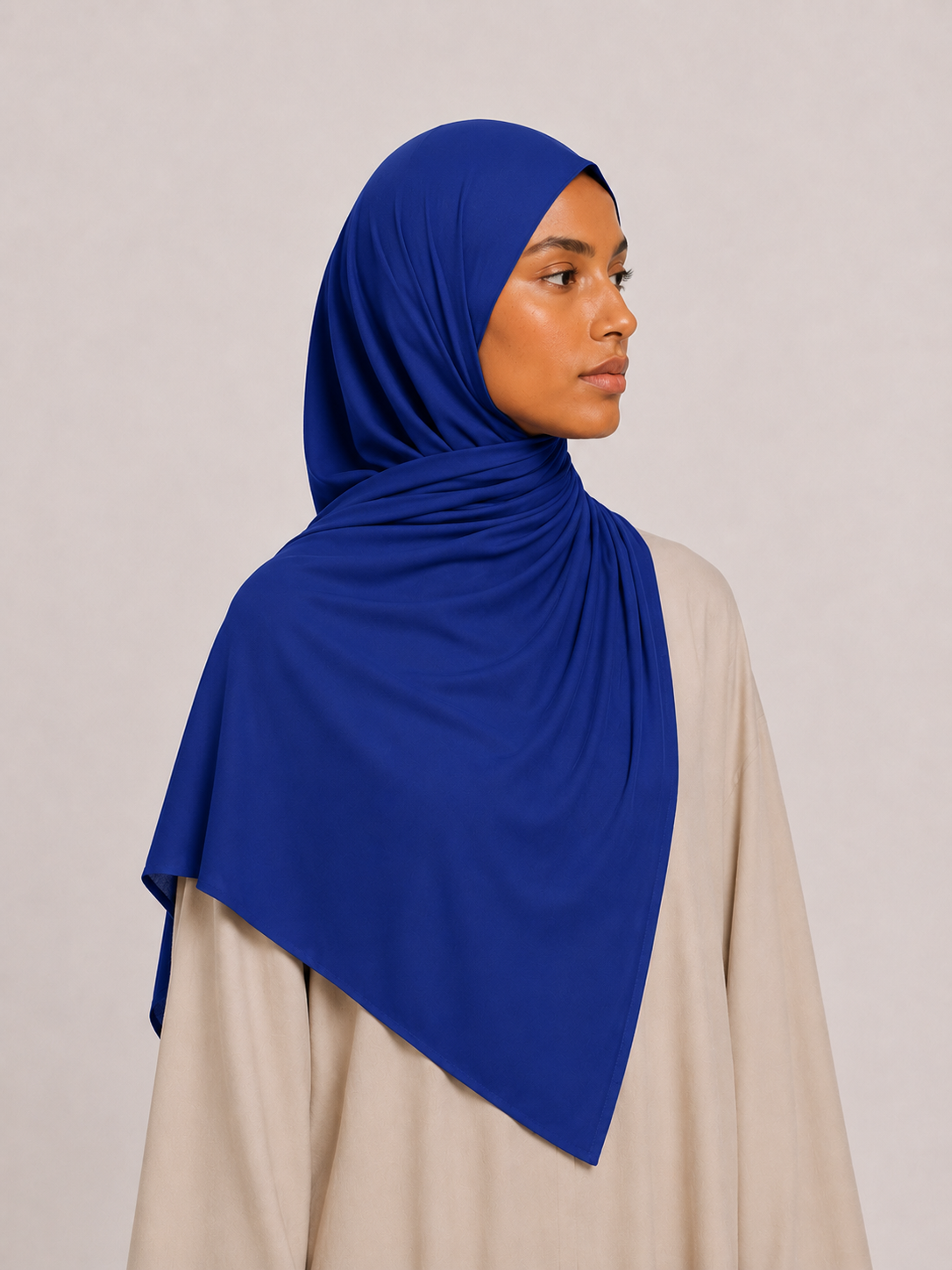 Voile Liquid Jersey — Bleu Profond