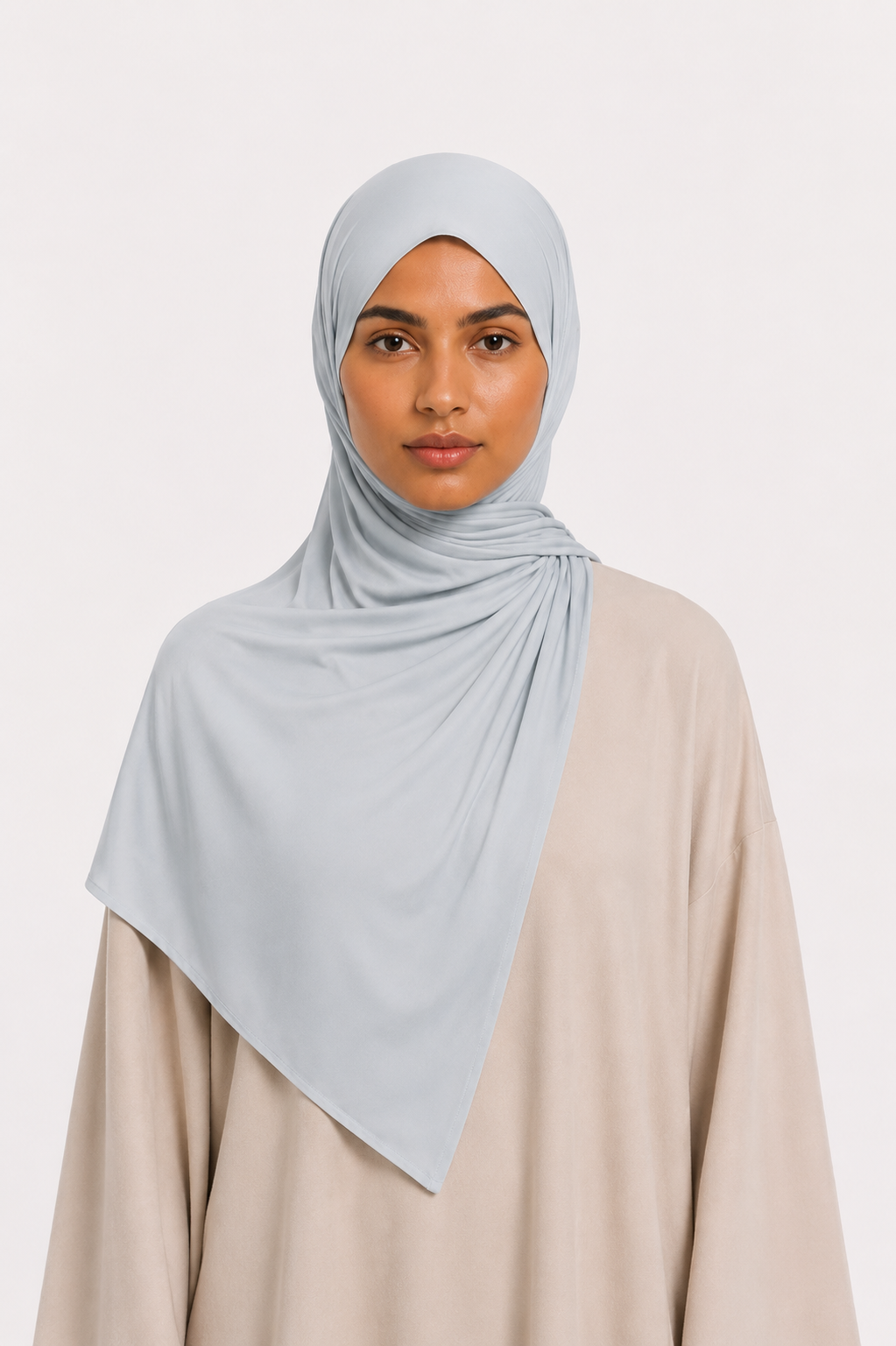 Voile Liquid Jersey — Bleu Gris