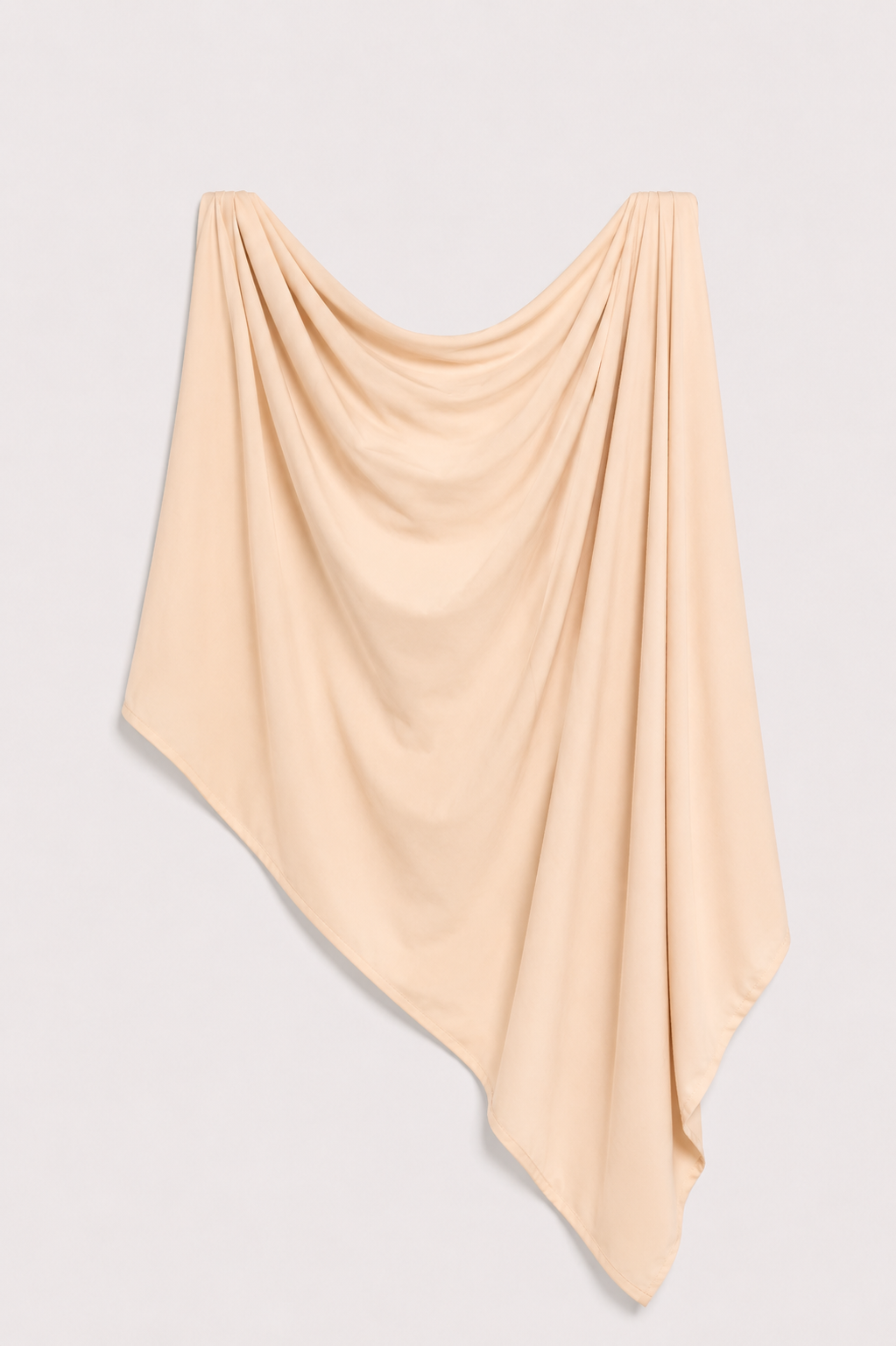 Voile Liquid Jersey — Orange Pastel