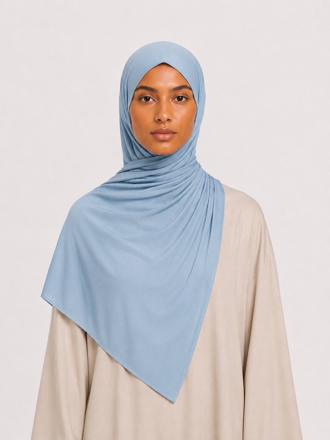 Voile Liquid Jersey — Bleu Poudre