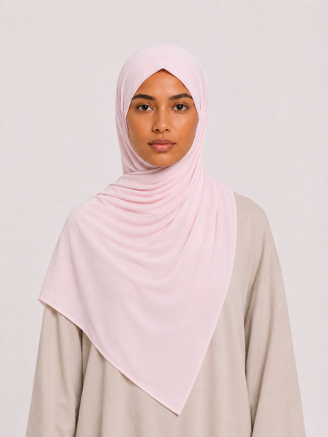Voile Liquid Jersey — Rose Pâle (2)
