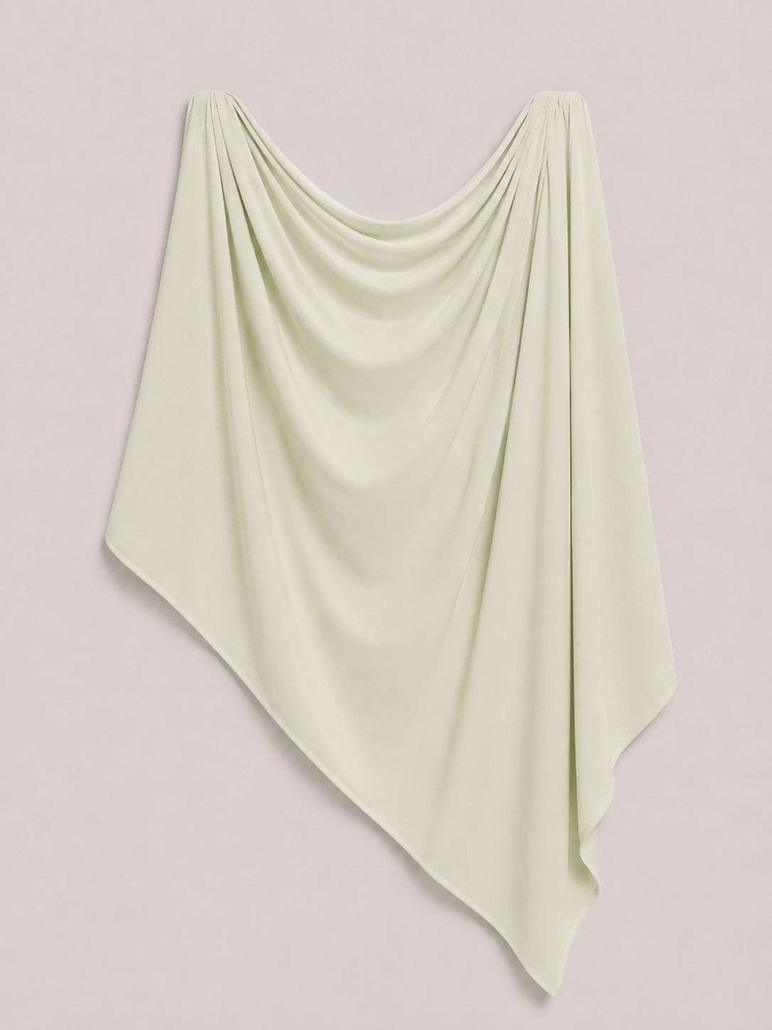 Voile Liquid Jersey — Vert Crème